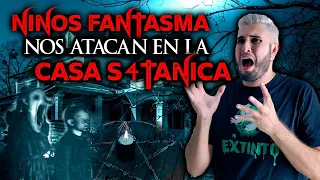 NIÑOS FANTASMA nos ATACARON en la CASA S4T4NICA, por esto JAMAS trates de COMUNICARTE con ellos