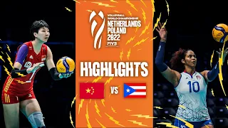 🇨🇳 CHN vs. 🇵🇷 PUR - Highlights  Phase 2| Women's World Championship 2022