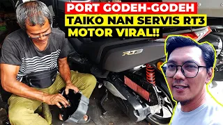 VLOG #20 Taiko Nan servis Skuter Viral WMOTO RT3 250 sambil borak santai dengan geng PGG