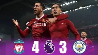 Liverpool vs Manchester city 4-3 Premier league 2018 | Extended highlights & Goals | تعليق رؤوف خليف