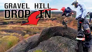 BACK RIDING OFF ROAD TRAILS // CRAZY GRAVEL HILL DROP IN // EUC ADVENTURES