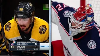 Sergei Bobrovsky Incredible Pad Save on Marcus Johansson (May 4, 2019) (ECSF Game 5)