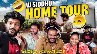 😂🤪 Siddhu Anna COSTLY Home Tour😂🤣 | VJ Siddhu Vlogs Video Reaction | Tamil Couple Reaction