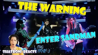 The Warning -  Enter Sandman Metallica cover (HOLY 🔥⚠️⚡🎸!)