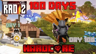 Surviving 100 Days in RAD 2 but in Hardcore... Did i survive?