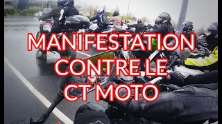 MANIFESTATION contre le CT MOTO!! - FFMC85