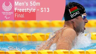 Paralympic Record and Fourth Tokyo Gold Medal for Boki! 🔥|  Men's 50m Freestyle - S13 Final