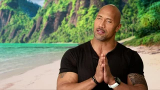 Moana: Dwayne Johnson "Maui" Behind the Scenes Movie Interview | ScreenSlam