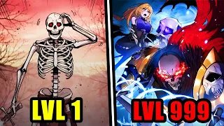 He Reincarnated into a Skeleton lvl 1 receiving a Divine Evolution System! - Manhwa Recap