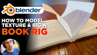 How to Make a Book with Turning Pages in Blender Tutorial