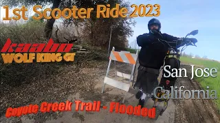 1st Ride Of 2023 | Kaabo Wolf King GT Pro Electric Scooter | #escooter #kaabowolfkinggt