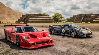 Forza Horizon 5 Drag Race: Ferrari F50 GT vs Pagani Huayra R