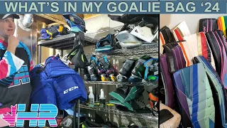 What's in the hockey goalie bag for 2024