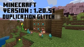 Working 1.20.51 Duplication Glitch | MINECRAFT : BEDROCK EDITION