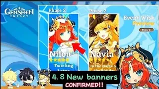 GOOD NEWS FOR NILOU WANTERS!!! 4.8 BANNER UPDATE - genshin impact