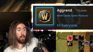 Asmongold is speechless after Blizzard actually listened to his feedback