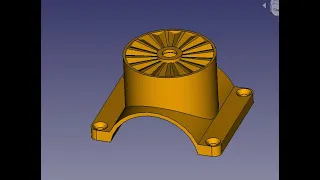 FreeCad Шестерня