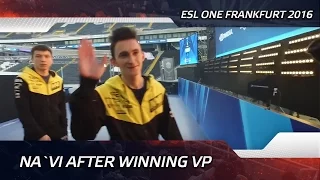 Na`Vi after winning Virtus.pro @ ESL One Frankfurt 2016 (ENG SUBS!)