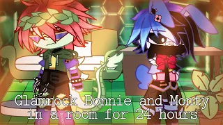 Glamrock Bonnie and Monty in a Room for 24 Hours