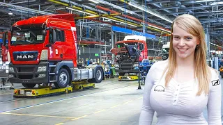 MAN TRUCK FACTORY🚛2023: Production [Manufacturing]😲Step by step assembly process🚨& USA MACK