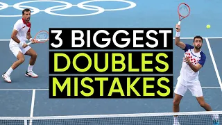 3 Biggest Doubles Mistakes and How to Correct Them! - Tennis Doubles Strategy and Tactics