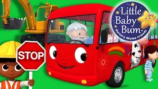 Wheels On The Bus | Part 14 | Nursery Rhymes for Babies by LittleBabyBum - ABCs and 123s