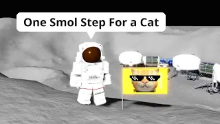 Stronk Cat Went To The Moon 🚀 - Roblox Space Sailors