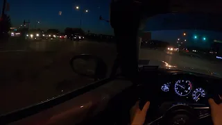 ND miata pov night drive