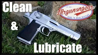 How To Clean & Lubricate A Desert Eagle Pistol (HD)