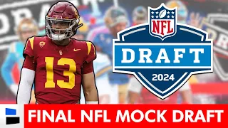 FINAL 2024 NFL Mock Draft: 1st Round Projections - WITH A Trade In The Top 5