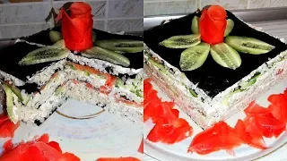 Sushi Cake Charmed Husband, Said Better Than The Store, A Great Option For ANY EVENT AND WITHOUT