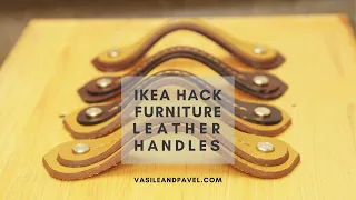 Ikea Hack Furniture Leather Handles DIY