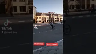 Стант на велосипеде 1 видео