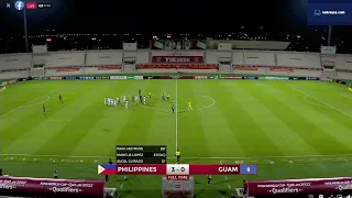 Philippine Azkals vs Guam 2022 FIFA World Cup & 2023 AFC Asian Cup Joint Qualifiers (All Goals)