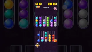Ball Sort Puzzle 2021 Level 47 | Ball Sort Puzzle 2021 47