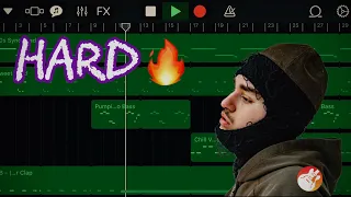 How to make a HARD Trap Beat on GarageBand iOS 2023! (YEAT)