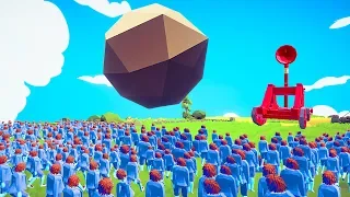 TABS 1 GIANT CATAPULT vs 10,000 PEASANTS! (Totally Accurate Battle Simulator)