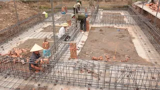 Traditional Techniques Construction Concrete Reinforced Foundation The Most Solid