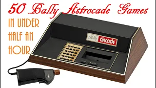 50 Bally Astrocade Games In Under 30 Minutes