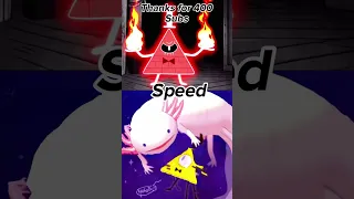 Axolotl vs Bill Chiper (gravity falls) 400 subs special #shorts #viral #gravityfalls #subscribe