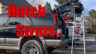 How To Install Aftermarket Hatch Struts on a 3rd gen 4Runner and Make them Fit Perfectly