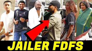 Dhanush and Aishwarya Dhanush Join Hands at Jailer FDFS" | Celebrities at Rajinikanth's Jailer | CW!