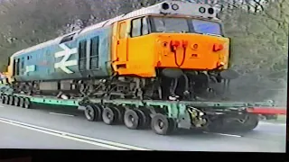 50021 getting stuck on Crickley Hill Gloucestershire