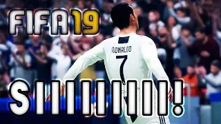 Ronaldo Goal and Celebration FIFA 19  - Siiiiiiiiiiiii! Right Here, Right Now!