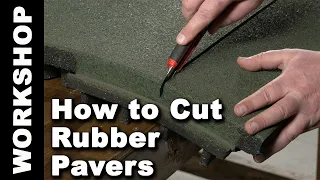 How To Cut Rubber Pavers - Thick Rubber Tiles