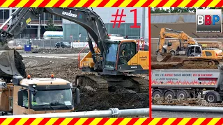 2x Volvo EC380E & Liebherr R 936, Synergiepark Allianz, Stuttgart, 31.08.2021. #1