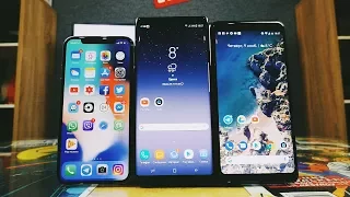 iPhone X vs Google Pixel 2 XL vs Samsung Note 8