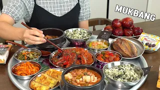 Cooking Mukbang :) Very delicious Korean home-cooked food.