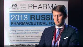 EXCLUSIVE: Aleksandr Lobakov Interview at the Russian Pharmaceutical Forum 2013