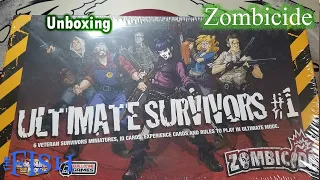 Zombicide: Ultimate Survivors #1 Expansion Unboxing